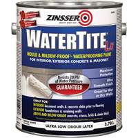 Peinture &agrave; l'&eacute;preuve de l'eau Mold & Mildew-Proof Watertite LX, 3,78 L, Gallon, Blanc MAS Chibougamau