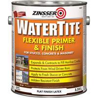 Couche primaire et de finition flexible et r&eacute;sistante aux intemp&eacute;ries Watertite, 3,55 L, Gallon, Blanc MAS Chibougamau