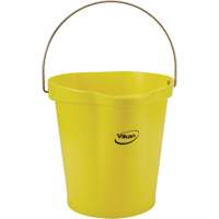 Seau pour l'hygi&egrave;ne des aliments, Jaune, 3 gal. US MAS Chibougamau