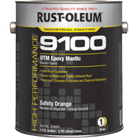 9100 System DTM Epoxy Mastic Base, Safety Orange, Gallon MAS Chibougamau