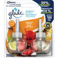 Recharge Glade Branch&eacute;es huile parfum&eacute;e, Brise exotique, Cartouche MAS Chibougamau
