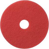 Tampons &agrave; lustrer pour planchers, 12", Lustrage, Rouge MAS Chibougamau