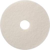 Tampons &agrave; polir pour planchers, 12", Polissage, Blanc MAS Chibougamau
