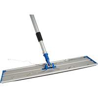 Support de vadrouille &agrave; &eacute;pousseter Static Attack avec manche t&eacute;lescopique, 24", Aluminium MAS Chibougamau