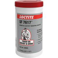 SF 7617 Industrial Hand Wipes, 75 Wipes, 12" x 9-1/2" MAS Chibougamau