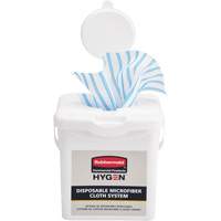 Seau de chargement pour chiffons microfibres, Blanc MAS Chibougamau