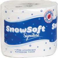 Snow Soft Premium Toilet Paper, 2 Ply, 600 Sheets/Roll, 145' Length, White MAS Chibougamau