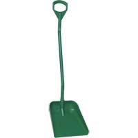 Ergonomic Large Blade Shovel, 51" Length, Plastic, Green MAS Chibougamau