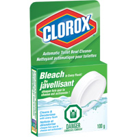 Nettoyant automatique &agrave; l'eau de Javel pour toilettes, 100 g, Tampon MAS Chibougamau