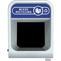 Configure Mixed Recycling Waste Container, Bulk, Steel, 45 US gal. MAS Chibougamau