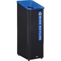 Sustain Mixed Recycling Container, Bulk, Plastic, 15 US gal. MAS Chibougamau