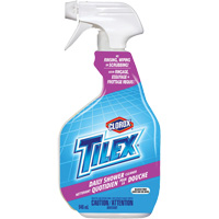 Nettoyant quotidien pour la douche Tilex en vaporisateur, 946 ml, Bouteille &agrave; g&acirc;chette MAS Chibougamau