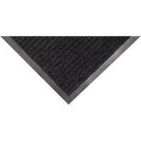 Twin Rib Matting, Wiper/Scraper, 3' x 5' x 1/4", Charcoal MAS Chibougamau