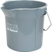 Seau rond avec bec verseur, Capacit&eacute; de 2,64 gal. US (10,57 pintes), Gris MAS Chibougamau