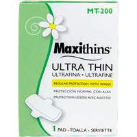 Serviettes Maxi Maxithins ultra minces avec ailes MAS Chibougamau