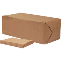 Pro Select&reg; Brown Napkins, 1 Ply, 12" x 12" MAS Chibougamau
