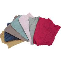 Chiffons fabriqu&eacute;s &agrave; partir de mat&eacute;riaux recycl&eacute;s, Molleton, M&eacute;lange de couleurs, 10 lb MAS Chibougamau