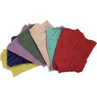 Chiffons fabriqu&eacute;s &agrave; partir de mat&eacute;riaux recycl&eacute;s, Molleton, M&eacute;lange de couleurs, 25 lb MAS Chibougamau