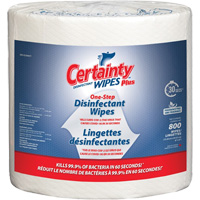 Plus Disinfectant Wipes, 7-9/10" x 5-9/10", 800 Count MAS Chibougamau