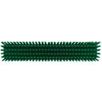 Push Broom Head, Fine/Stiff Bristles, 16-1/2", Polyester/Polypropylene, Green MAS Chibougamau