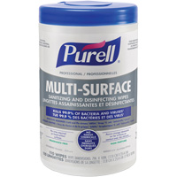 Professional Multi-Surface Sanitizing & Disinfecting Wipes, 7" x 10", 110 Count MAS Chibougamau