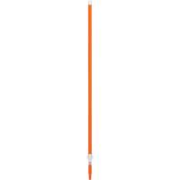 Manche, Balai/Brosse/Vadrouille &agrave; &eacute;pousseter/Support &agrave; tampon/Grattoir/Raclette/Vadrouille humide, Orange, T&eacute;lescopique, 62" - 109-2/5" lo MAS Chibougamau