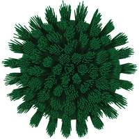 Brosse ronde HyDrive pour perceuse, Soies Tr&egrave;s ferme, Longueur de 3-1/10", Vert MAS Chibougamau