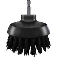 Brosse ronde HyDrive pour perceuse, Soies Tr&egrave;s ferme, Longueur de 3-1/10", Noir MAS Chibougamau