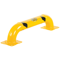 Low Profile Rack Guards, 3' W x 0.75' H, Yellow MAS Chibougamau