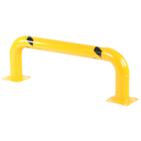 Low Profile Rack Guards, 4' W x 1.4' H, Yellow MAS Chibougamau
