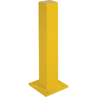 Heavy-Duty Bollards, Steel, 36" H x 4" W, Yellow MAS Chibougamau