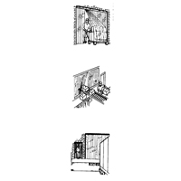 Strip Curtain Doors, 4' x 7' Door Opening, 8" Strip Width, 0.080" Strip Thickness MAS Chibougamau