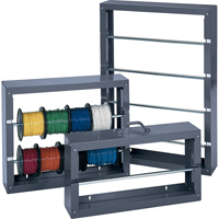 SUPPORT BOBINES DE FILMETALLIQUE (2 TIGES), De base, 6" la x 26-1/8" p x 21-1/2" h MAS Chibougamau