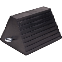 Wheel Chock, 9" x 8" x 6", Black MAS Chibougamau
