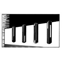 D&eacute;fenses de quai en caoutchouc refoul&eacute;, Caoutchouc, 4-1/2" la x 12" lo x 3-3/4" p MAS Chibougamau