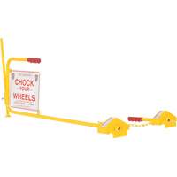 Single Rail Chock With Flag Rail Combo MAS Chibougamau