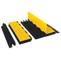 Yellow Jacket&reg; Cable Protector System, 3 Channels, 36" L x 18.5" W x 3" H MAS Chibougamau
