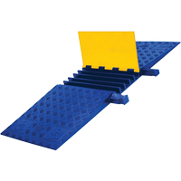 Yellow Jacket&reg; Heavy Duty ADA/DDA Cable Protector, 5 Channels, 18" L x 50" W x 1.875" H MAS Chibougamau