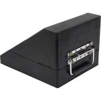 Wheel Chock, 10-5/8" x 8-5/8" x 7", Black MAS Chibougamau