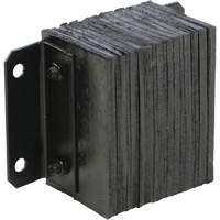 Laminated Dock Bumper, Horizontal, Rubber, 12" W x 6" D x 10" H MAS Chibougamau