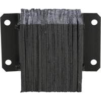 Laminated Dock Bumper, Horizontal, Rubber, 12" W x 6" D x 10" H MAS Chibougamau