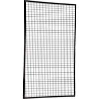 Adjustable Perimeter Guard Panel, 8' H x 5' W, Black MAS Chibougamau