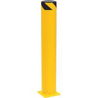 Safety Pipe Bollard, Steel, 42" H x 6-5/8" W, Yellow MAS Chibougamau