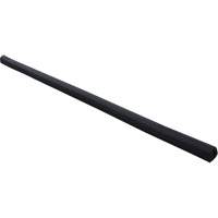 Extruded Rubber Bumper, Rubber, 4-1/8" W x 120" L x 3-7/8" D MAS Chibougamau