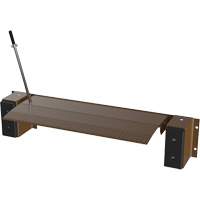 Niveleur de quai m&eacute;canique Edge-O-Dock, 93" la, 66" Largeur de la plateforme, 29" Port&eacute;e MAS Chibougamau