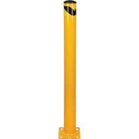 Bollard, Steel, 48" H x 4-1/2" W, Yellow MAS Chibougamau