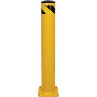 Butoir de s&eacute;curit&eacute;, Acier, 36" h x 5-1/2" la, Jaune MAS Chibougamau