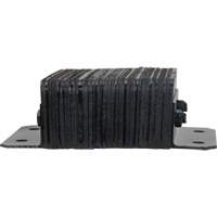 Laminated Dock Bumpers, Horizontal, Rubber, 12" W x 4" D x 10" H MAS Chibougamau