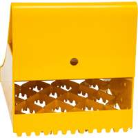 Ice Chocks, Steel, Yellow, 8-1/16" W x 10-5/8" D x 8-13/16" H MAS Chibougamau
