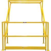 Mezzanine Safety Gate, 70" L x 77" H, 78" Raised, Yellow MAS Chibougamau